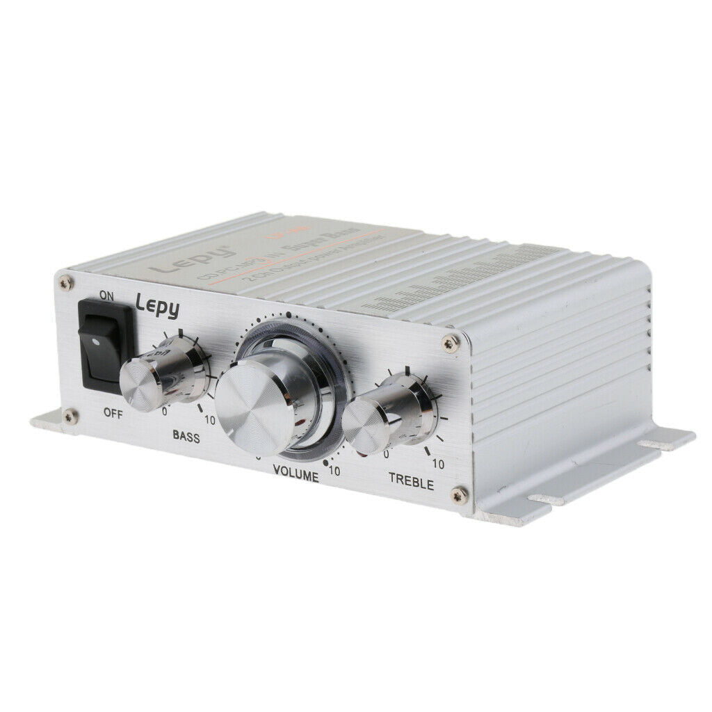 Hi-Fi Stereo Amplifier for Home PC Car Speaker DC 12V 2x15W 2 Channel