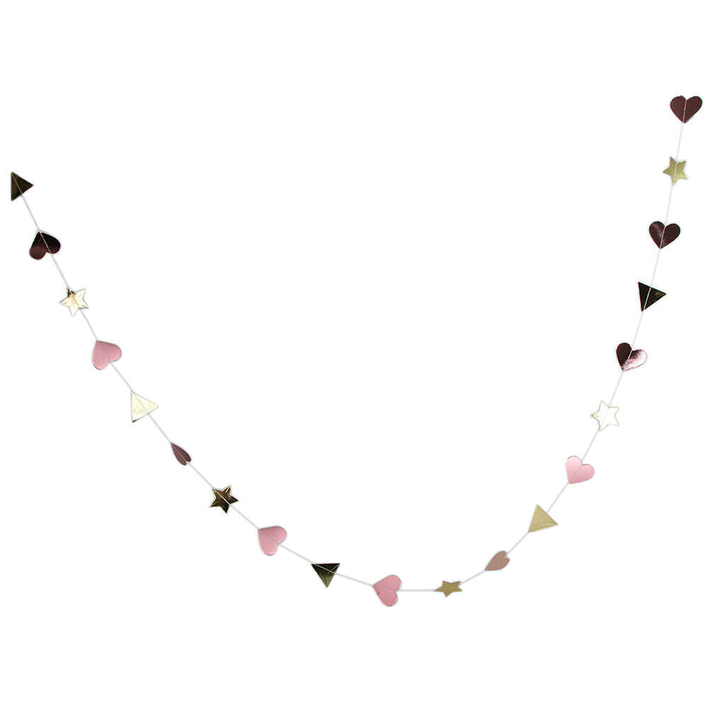 Paper Garland Bunting Banner Hanging Decoration for Wedding Birthday Party 6