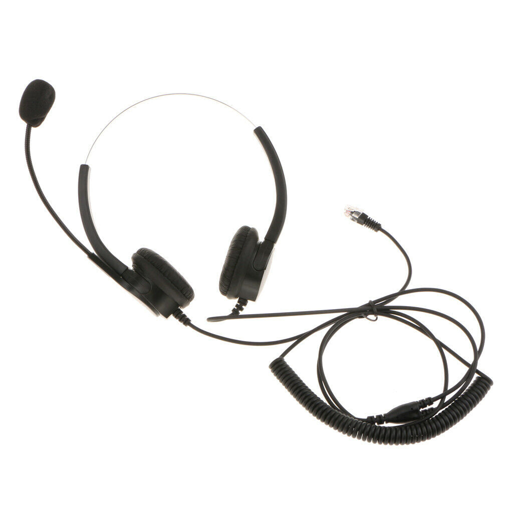 HT500 Office Headset Corded Telephone Phone for Call Center With Dial Pad