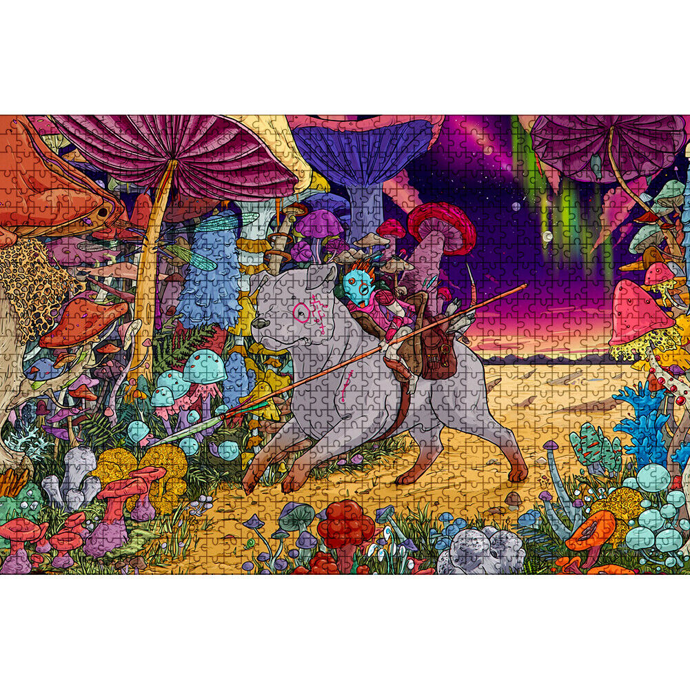1000 Pieces DIY Monster Knight Puzzle Educational Learning Assembling Toys @