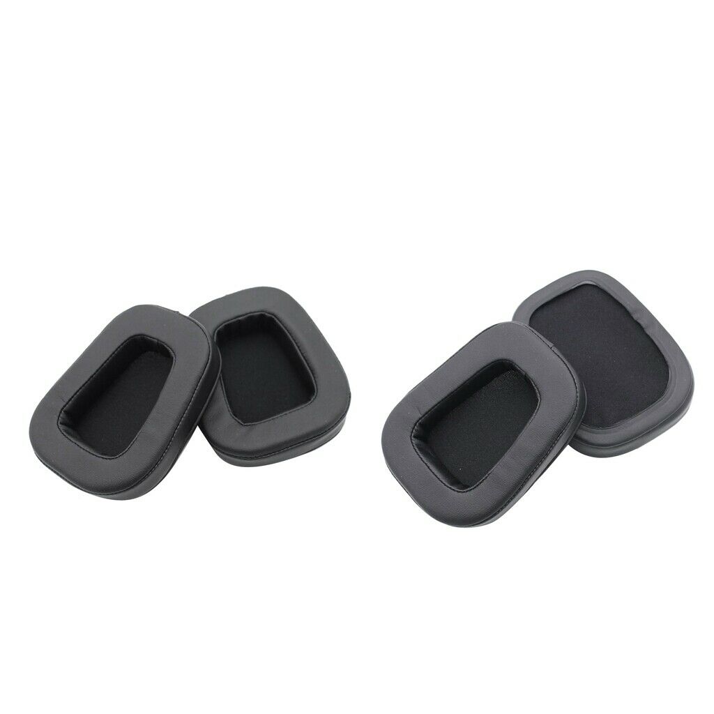 2 pairs Ear Pads Cushion for Logitech G533 G933 G633 G 633 933