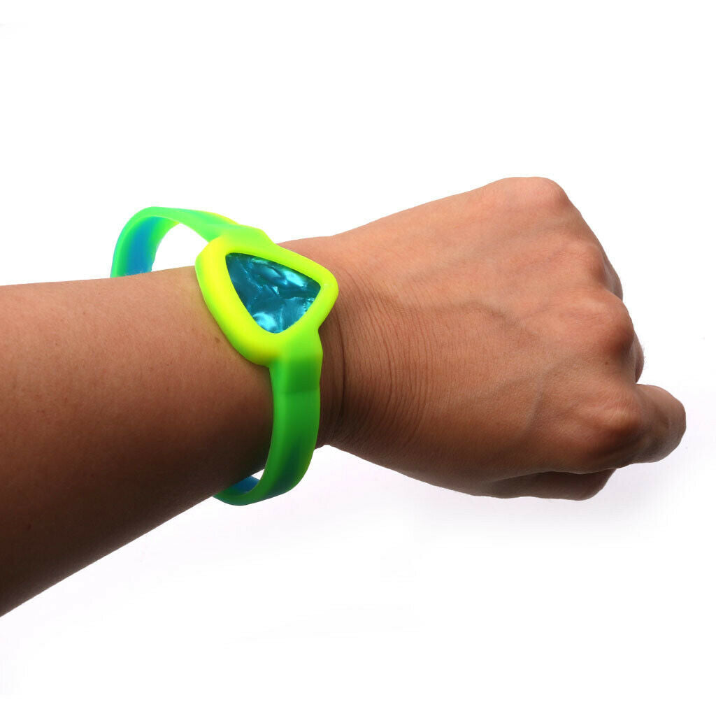 Portable Rubber Picks Bracelet With Guitar Choice For Guitar Parts