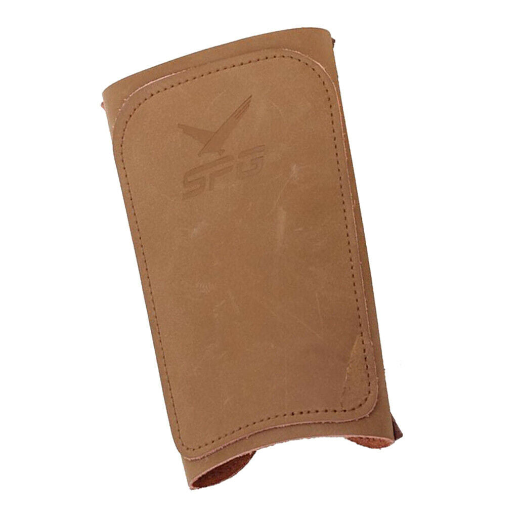Cow Leather Traditonal Archery Arm Guard Bracer Bow Shooting Arm Protector