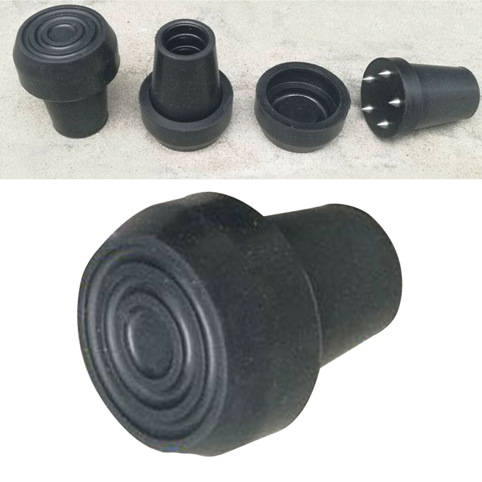 Metal Foot Pads 4-Prong Hiking Crutches Assesories for Trekking Pole Winter