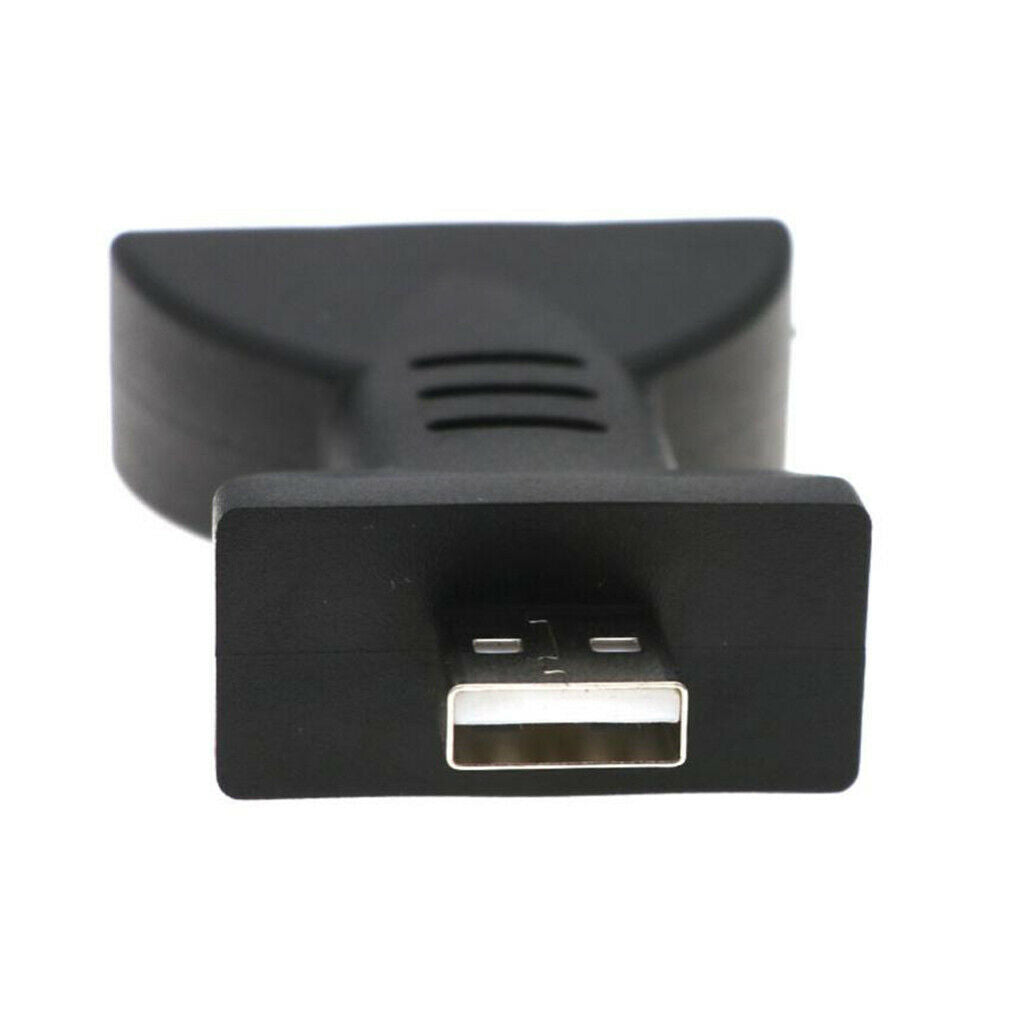 USB Male To 3 RCA Audio Video Adapter AV Converter Cable Cord HDTV Black