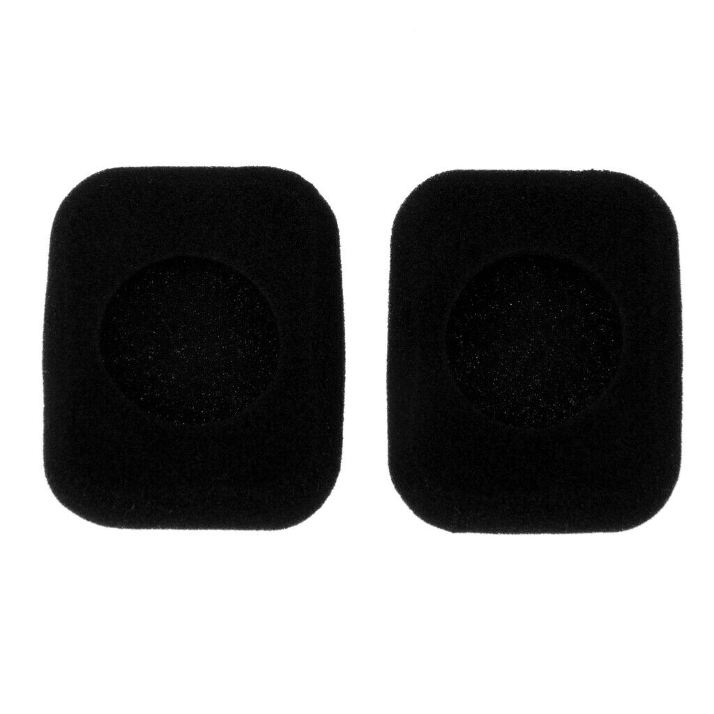 1Pair Black Soft Foam Earpads Ear Pads Replacement for    Headphone