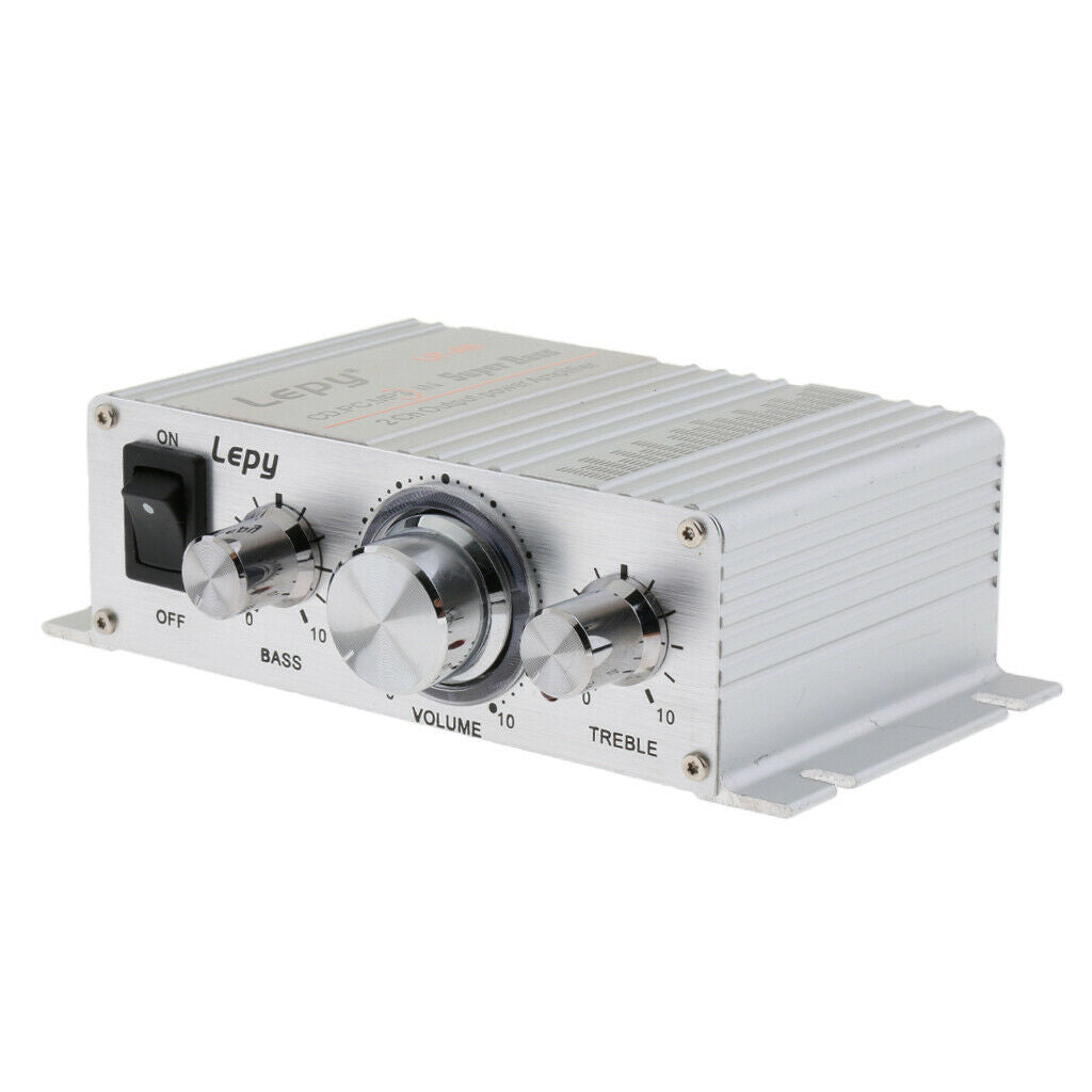 Hi-Fi Stereo Amplifier for Home PC Car Speaker DC 12V 2x15W 2 Channel