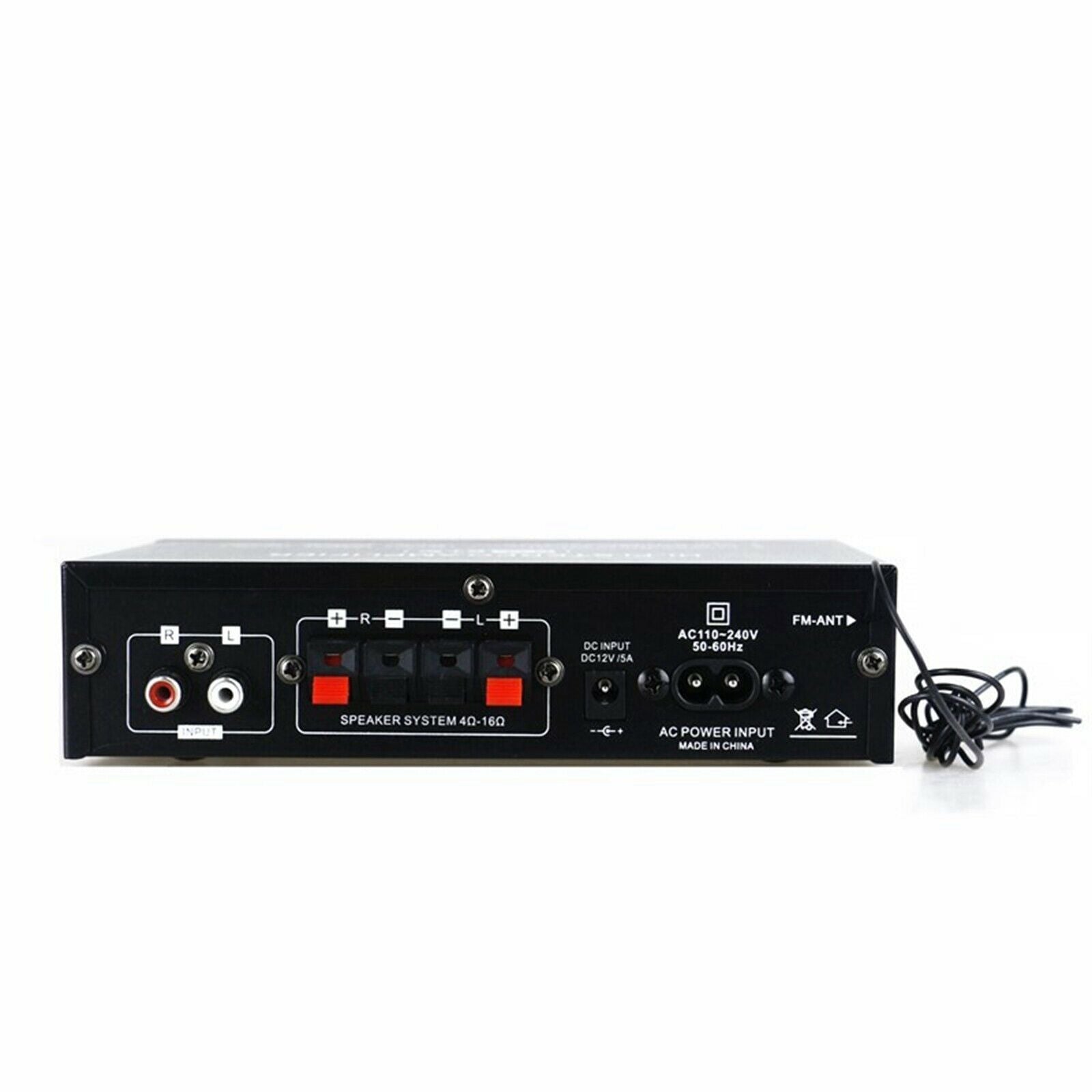 Professional Mini 90W + 90W Audio Power Amplifier Receiver for Car CD DVD US