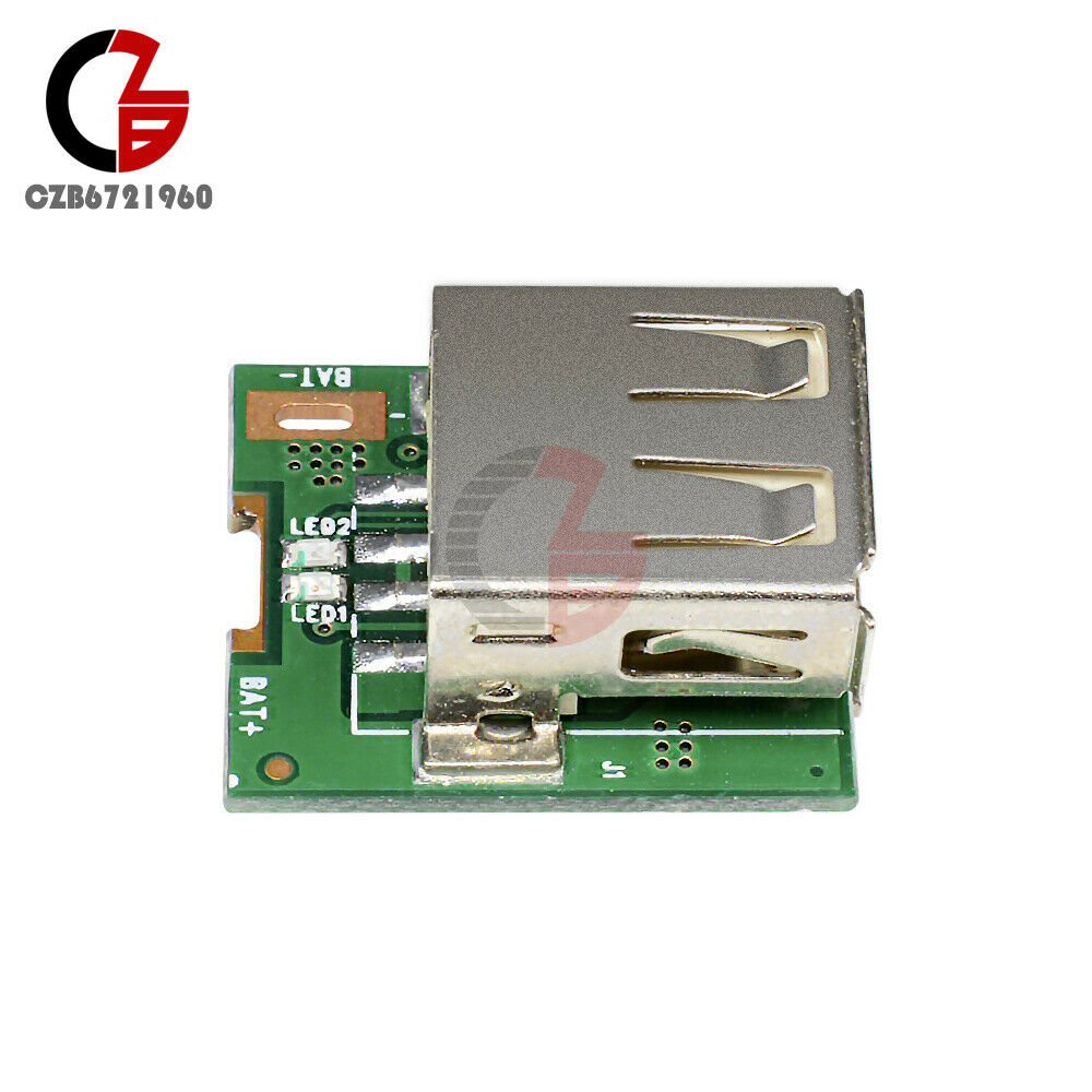 5PCS 5V Step-Up Power Module Boost Converter Lithium Battery Charging Protection