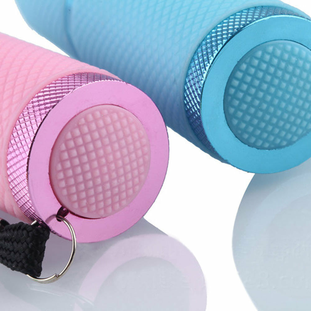 Mini Portable Outdoor Camping UV 9LED Black Light Super Bright Torch Flashlight