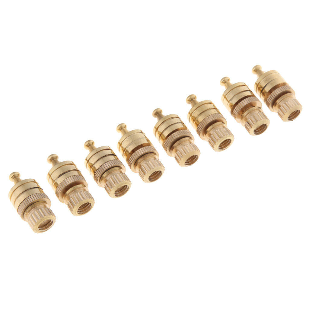 8 Pack Pure Copper Speaker Amplifier Spikes Feet Floor Protectors