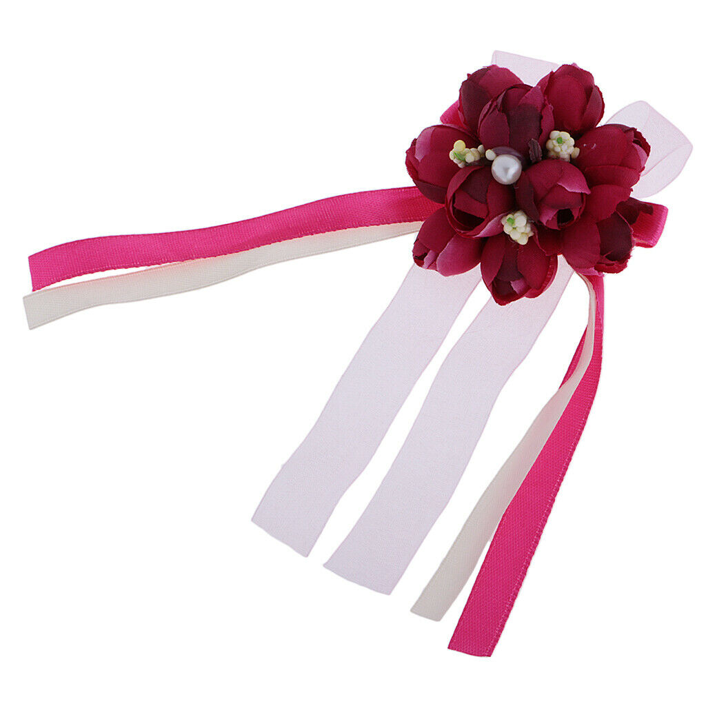 Boutenniere Brooch Flower Accessory Tuxedo Party Dress Wedding Groom Suit Label