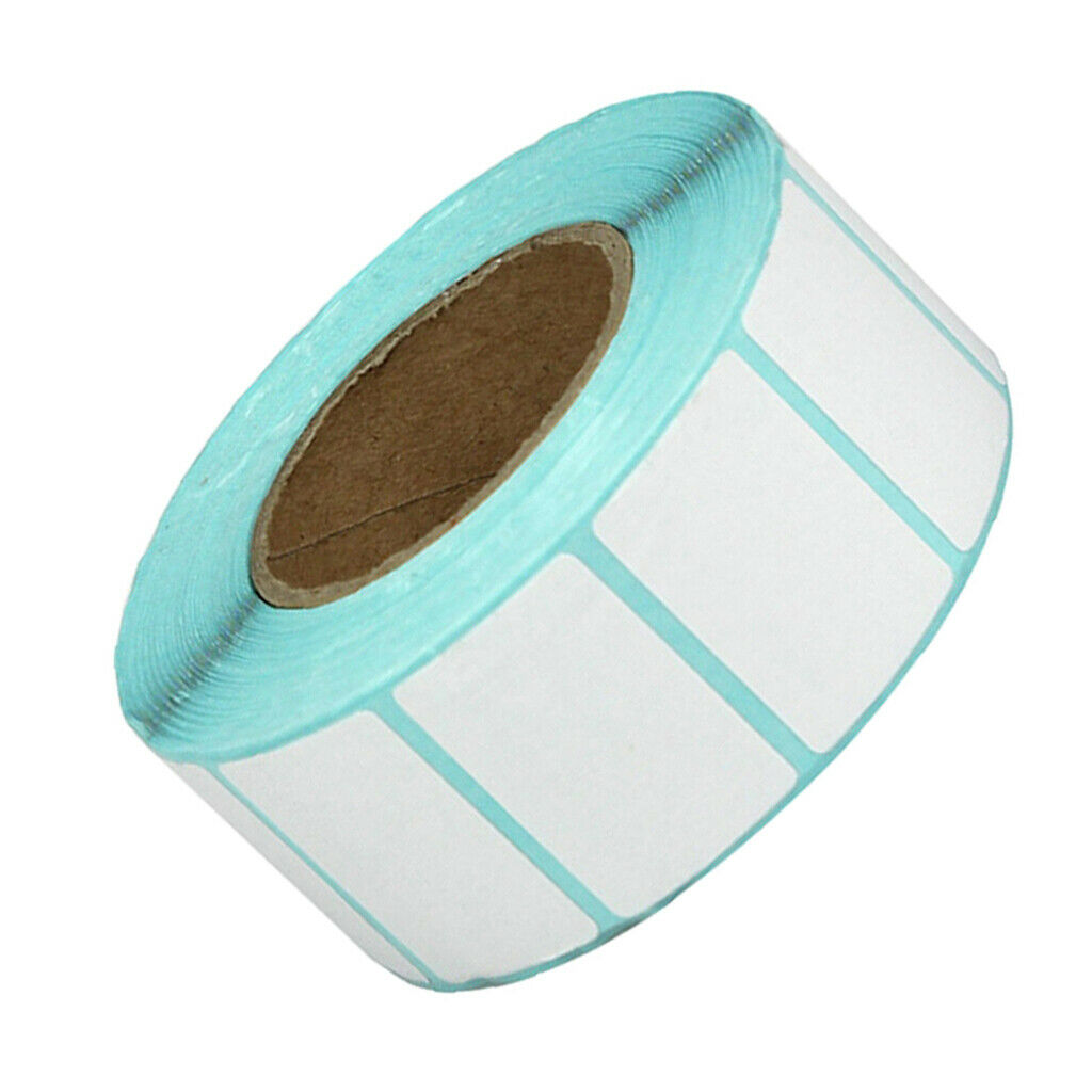 (3 Roll/3000 Labels) Direct Thermal Blank Labels Barcode Label White
