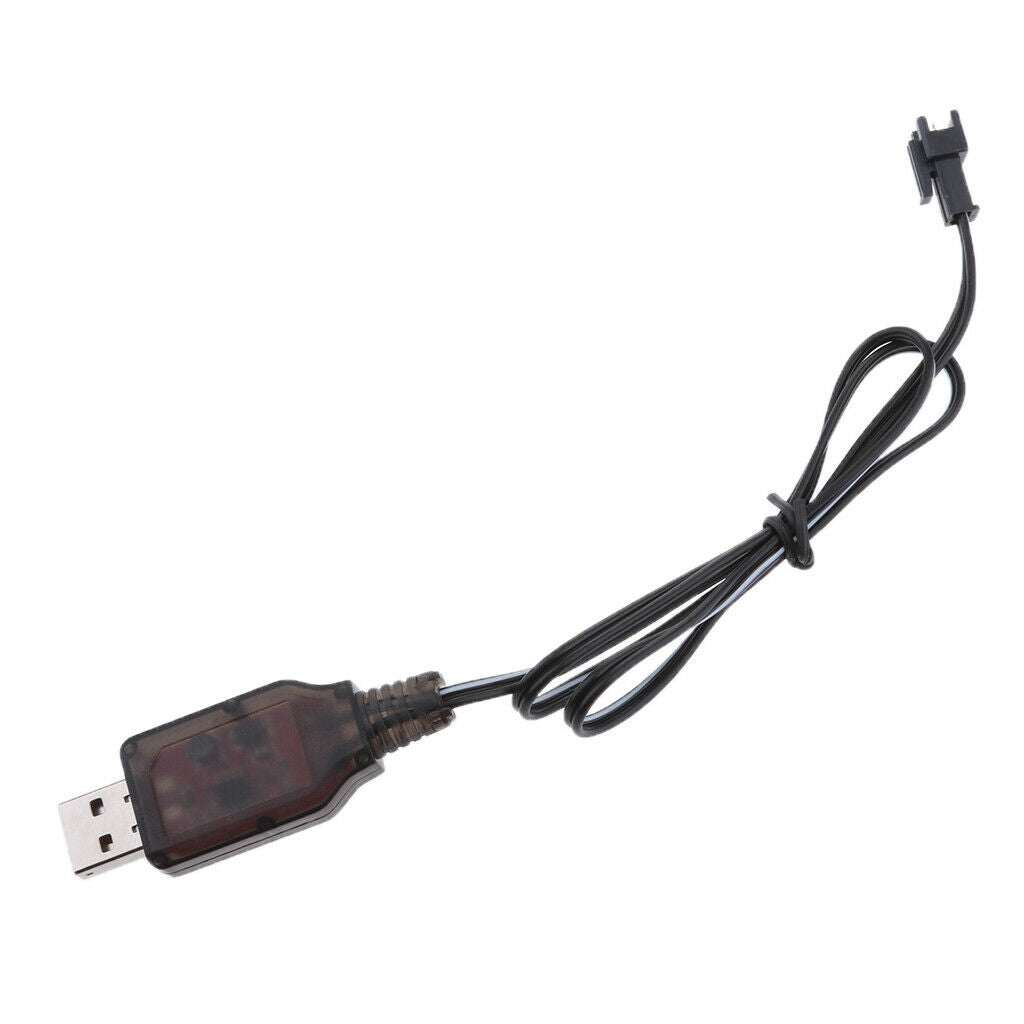 6V USB to SM 2P Female Plug NI-MH/NI-Cd Batteries Charge Cables Cord for RC Cars