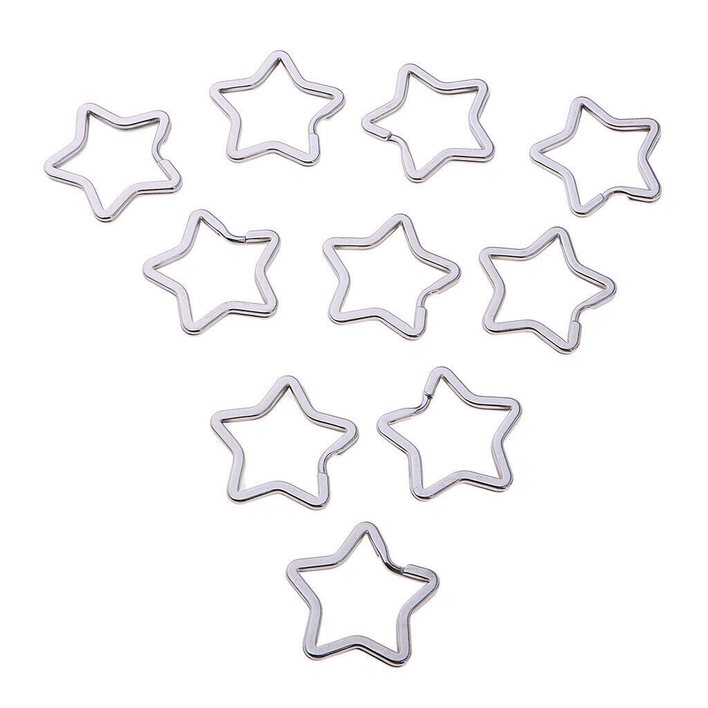 10PCS Split Key Rings Chains Lot Keychains for Personal or Wholesale Use