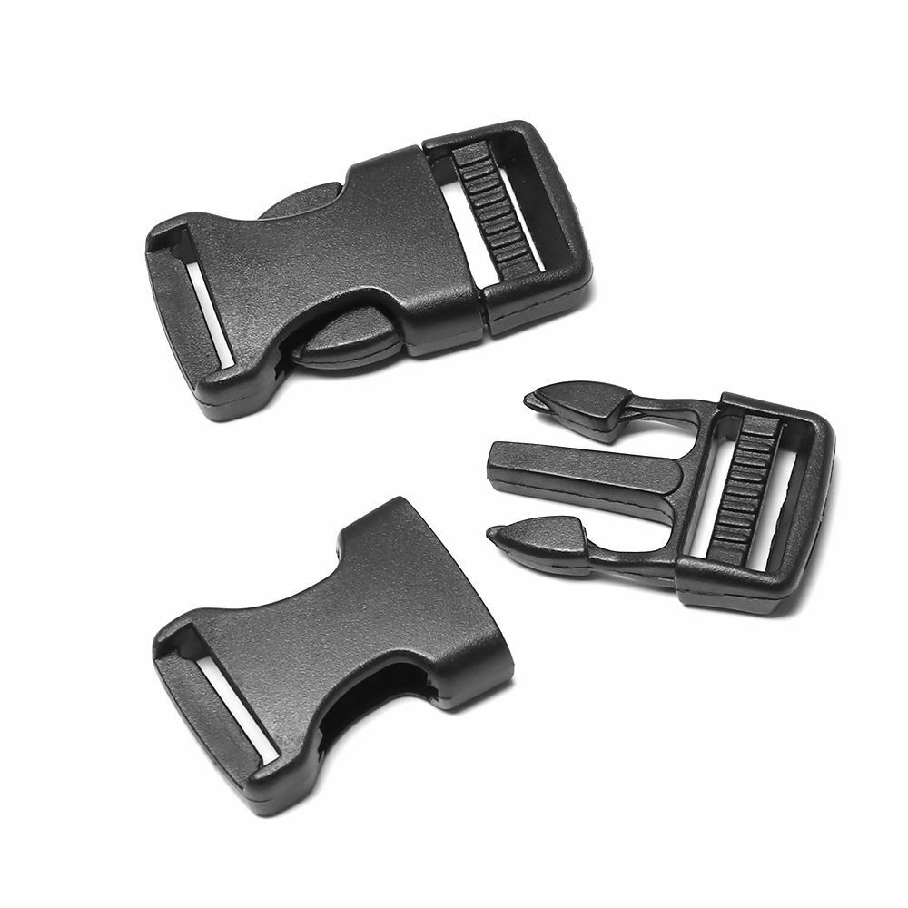 Backpack Belt Parts Curved Buckle Side Release Buckles Paracord Bracelet Lock