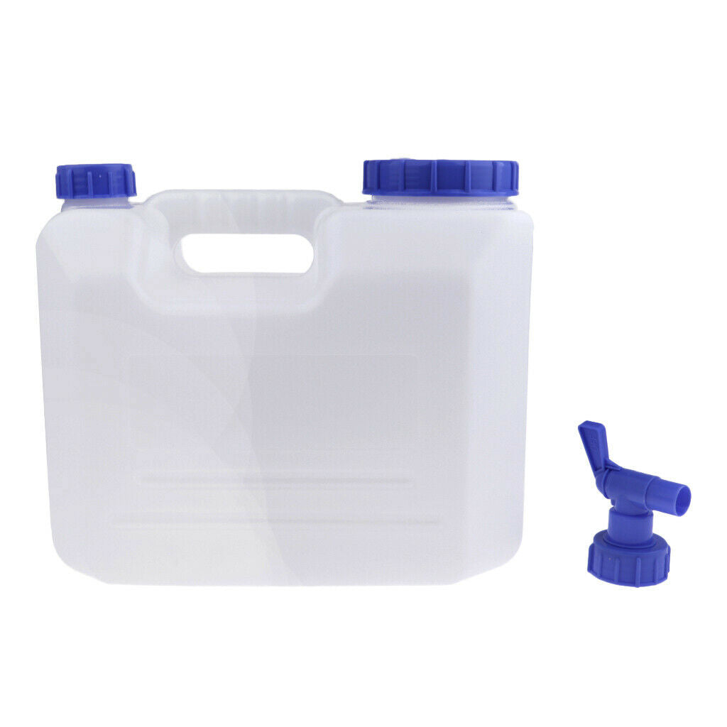 15 litre Plastic Garden Camping Caravan Water Carrier Fluid Jerry Can & Tap