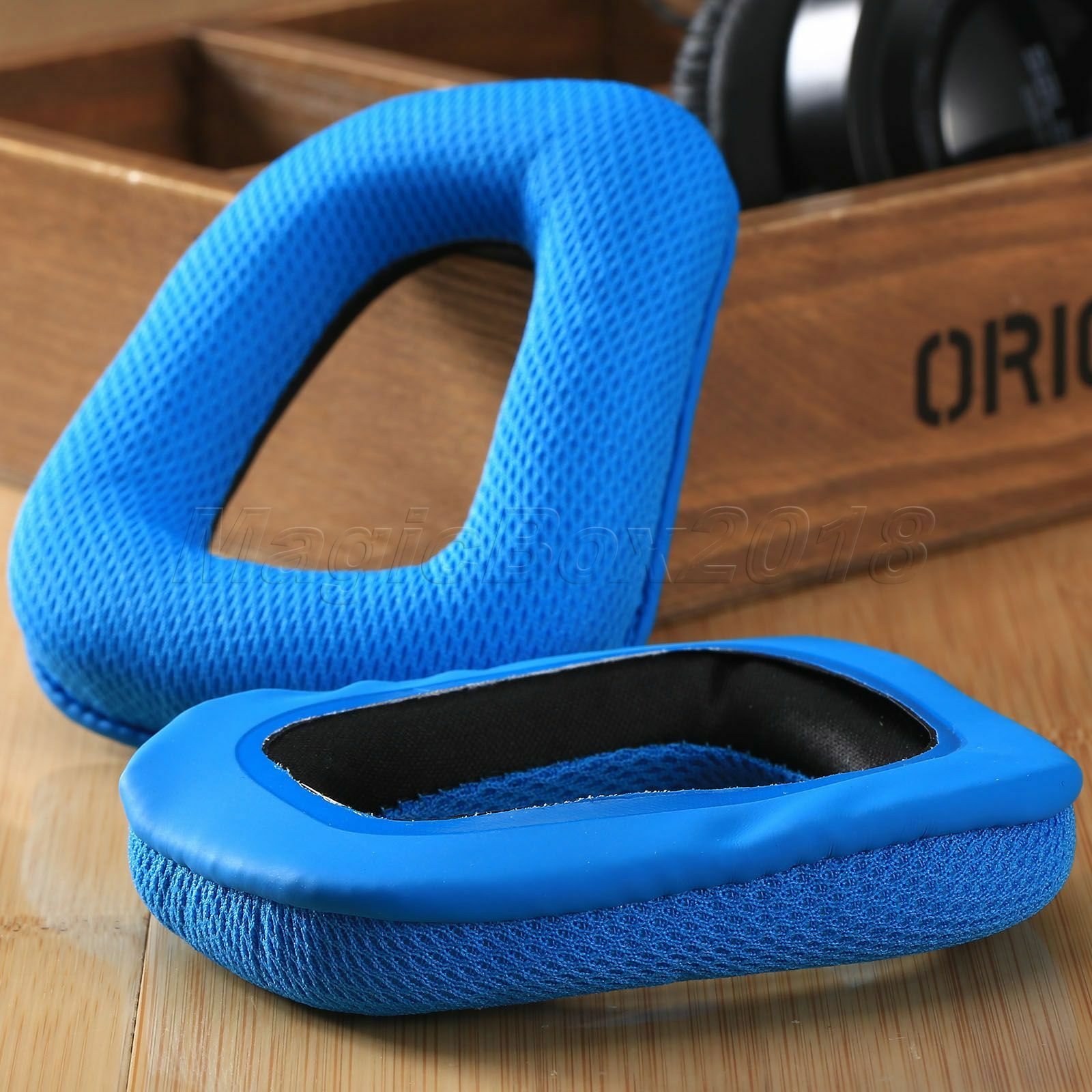 1 Pair Replacement Ear Pads Cushions for Logitech G35 G930 G430 F450 Headphone