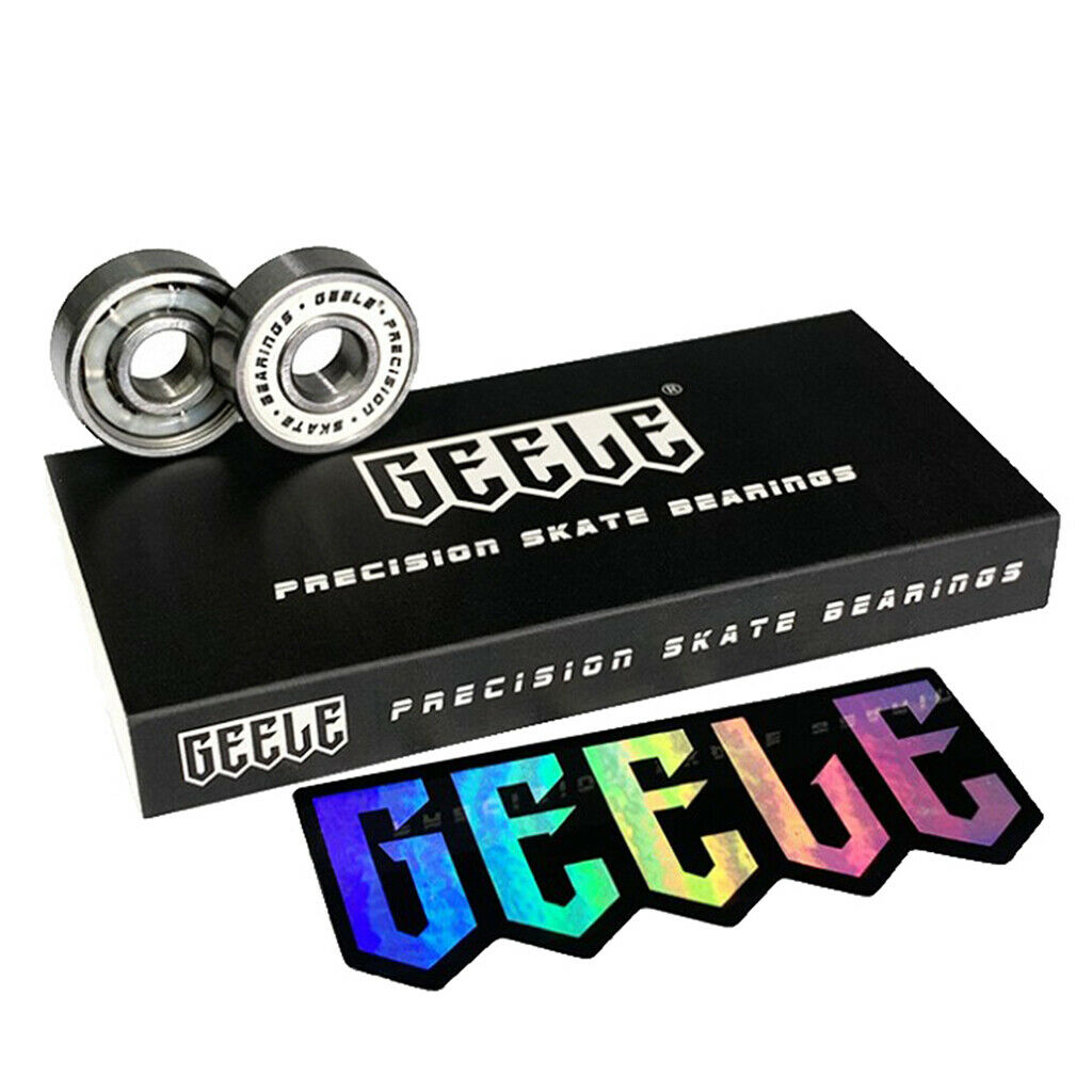 8x Skateboard Bearings Carbon Steel for Longboards Roller Skates Spinners