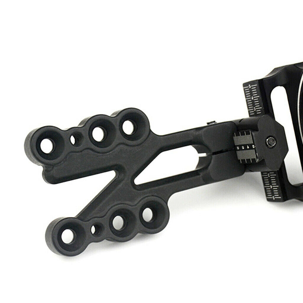 Aluminum Alloy Machined 5 Pin .019'' Compound Bow Sight for Right Left Hand
