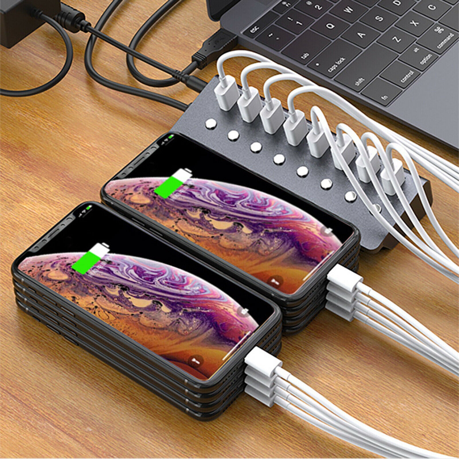 Universal Powered 8 Ports USB 3.0 Hub Portable USB Splitter Laptop PC Mouse