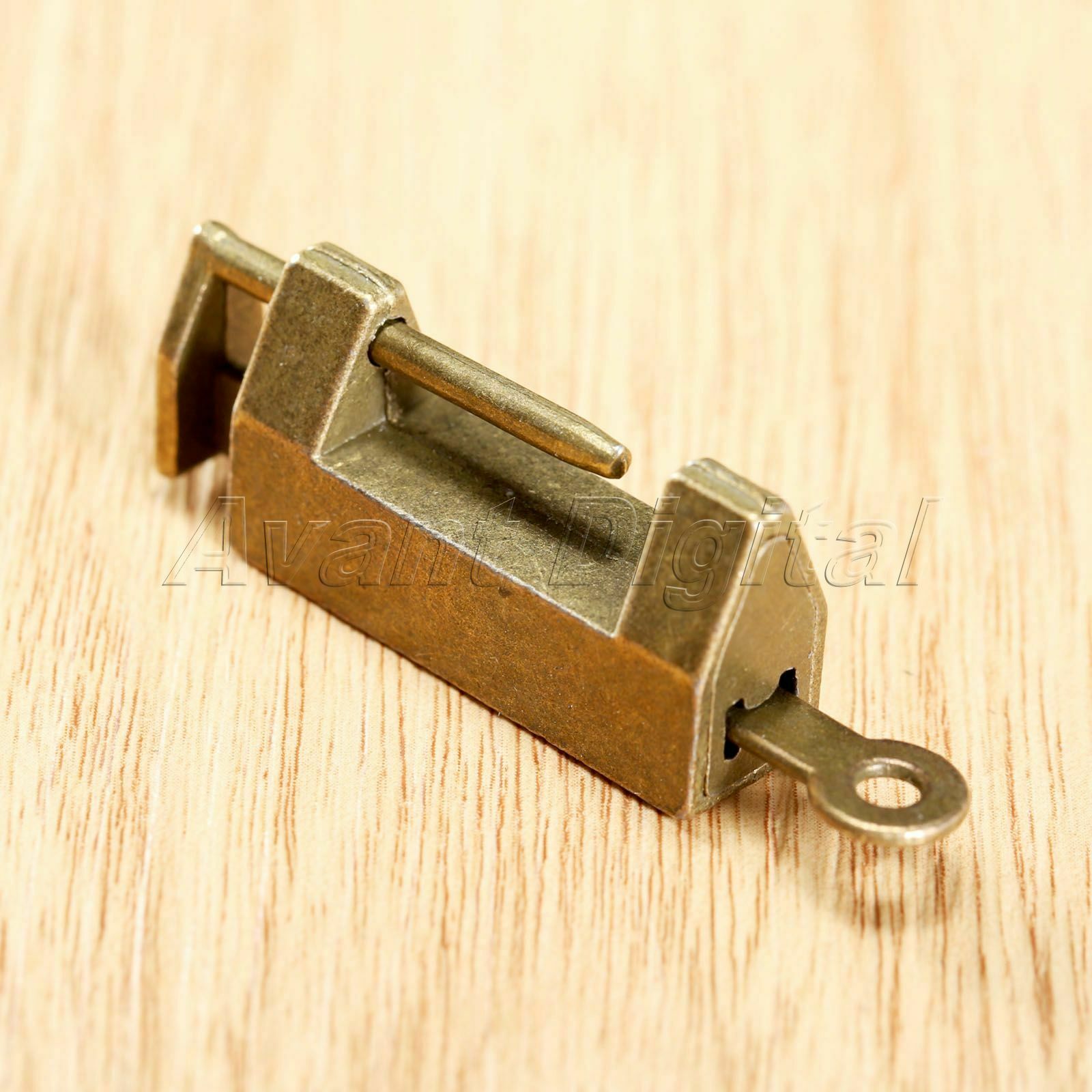 Useful Classic Furniture Decorative Hardware Latch Hasp Pull Handles Lock Kit