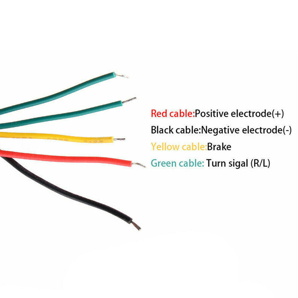 7 Color 48LED RGB Knight Rider Scanner Flash Car Strobe Lights Kit Strip 22Inch