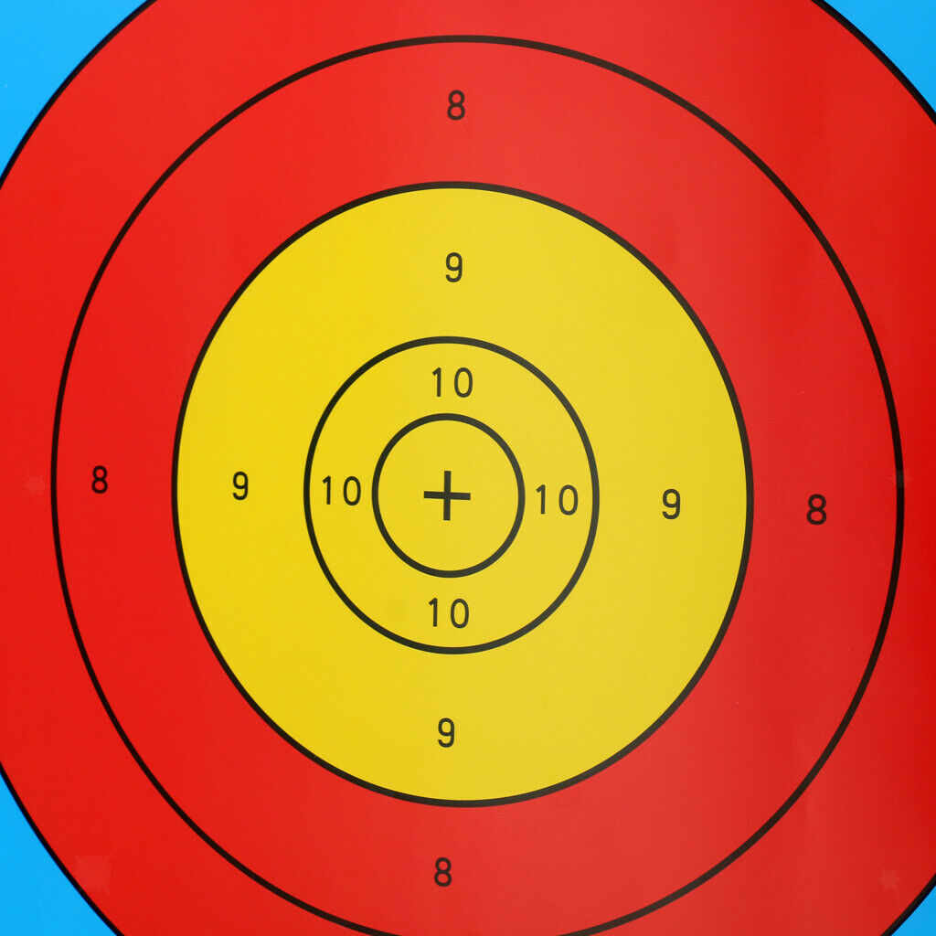 12x Archery Target Paper Hunting Practicing Shooting Target Sheets 40x40cm