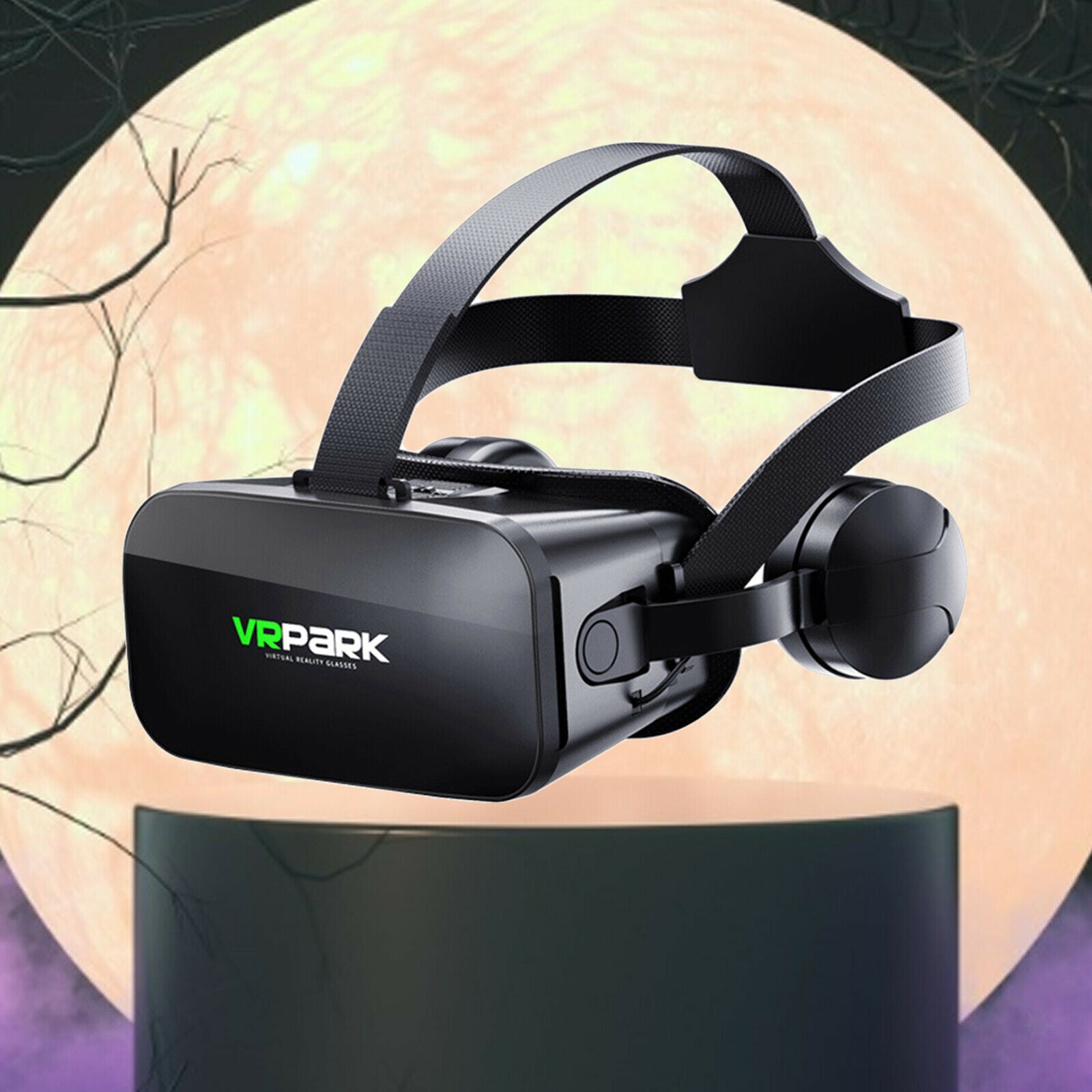 Head-Mounted VR Glasses Suitable for IOS & Android Phones Smartphones Video