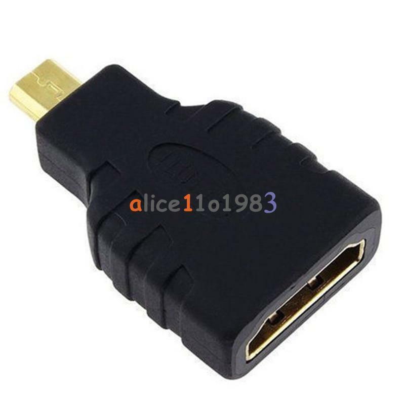 HDMI Female to Micro HDMI Male Converter Adapter Connector For HDTV Camera LCD
