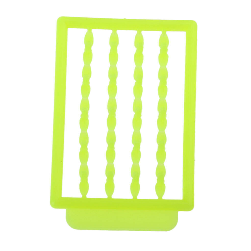 10pcs Boilie Stoppers Carp Fishing Pellets Bands Bait Elastic Bands Yellow