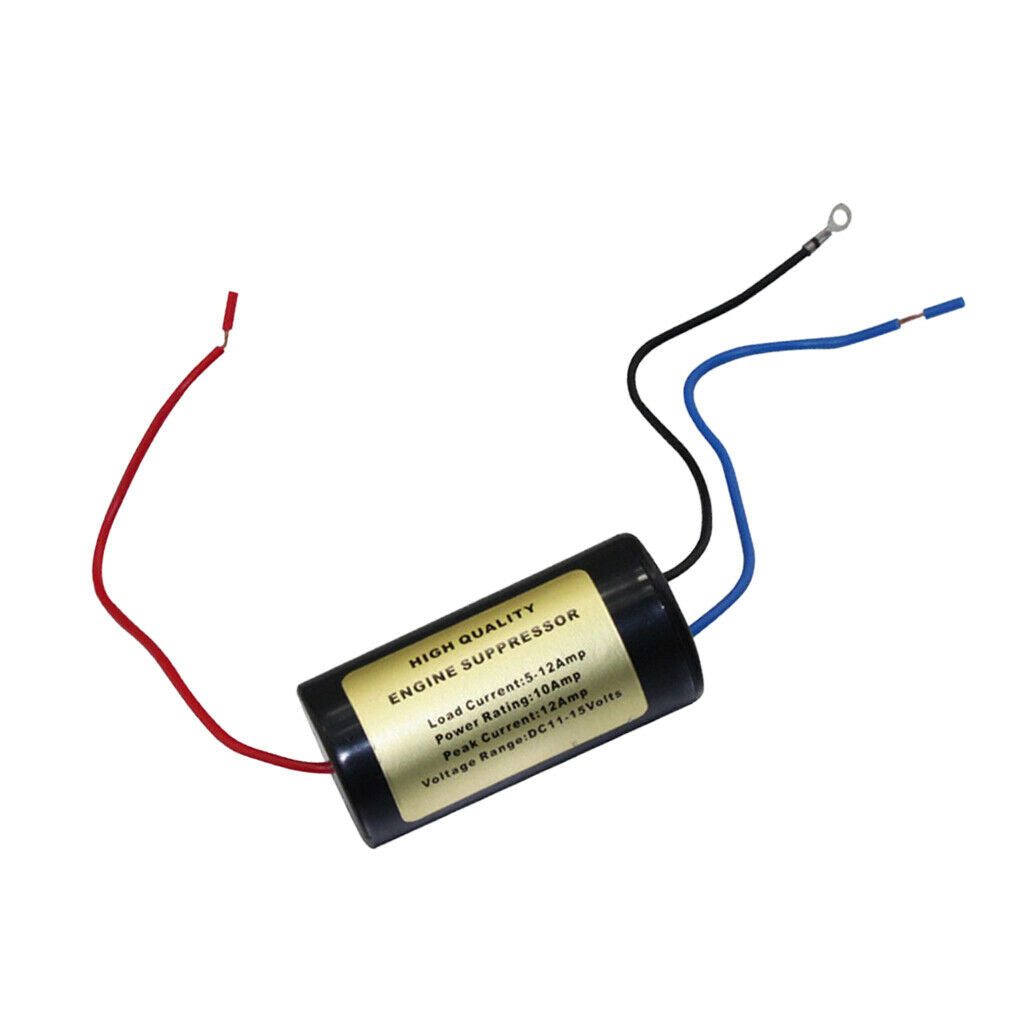 12Amp Audio CB/Radio Noise Power Filter Suppressor Stereo Audio NEW