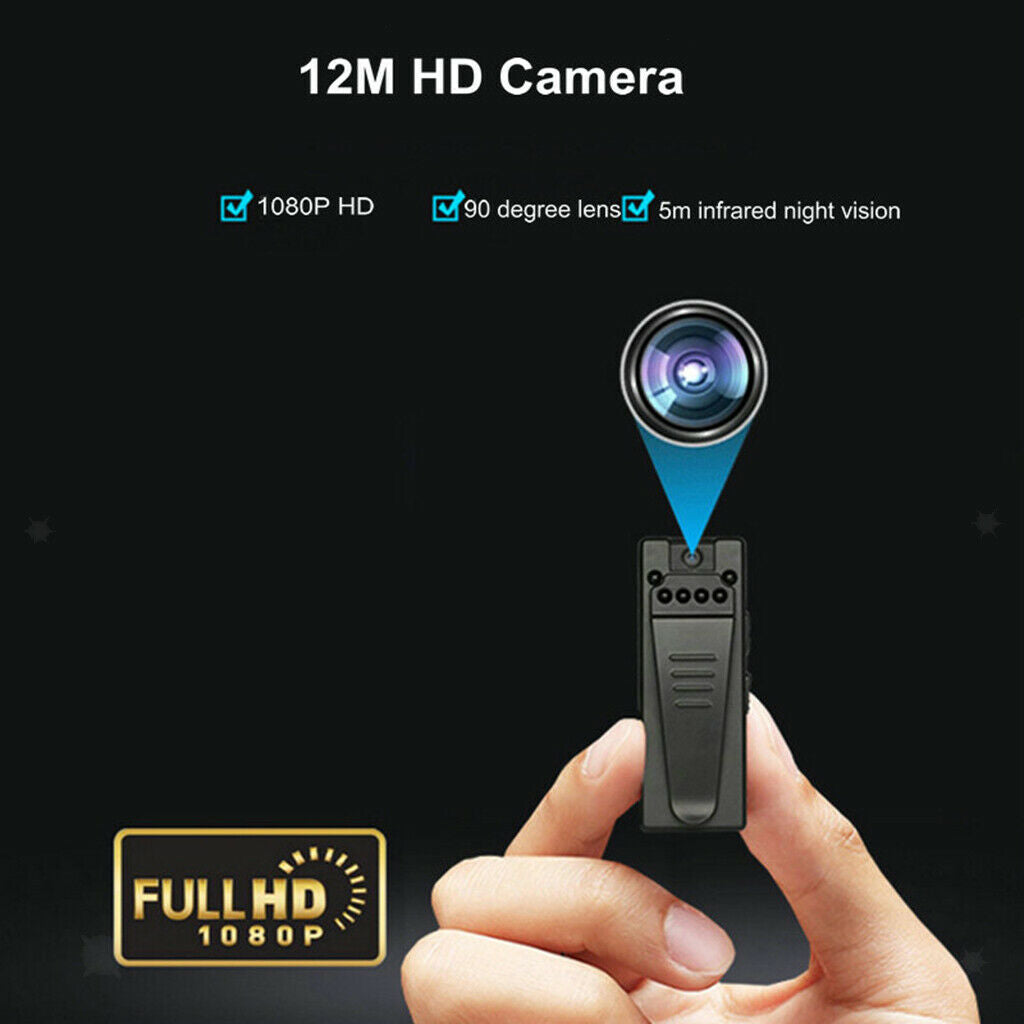 Body Camera 720P Wearable Body Cameras Night Vision Camera Small Body Daily Use