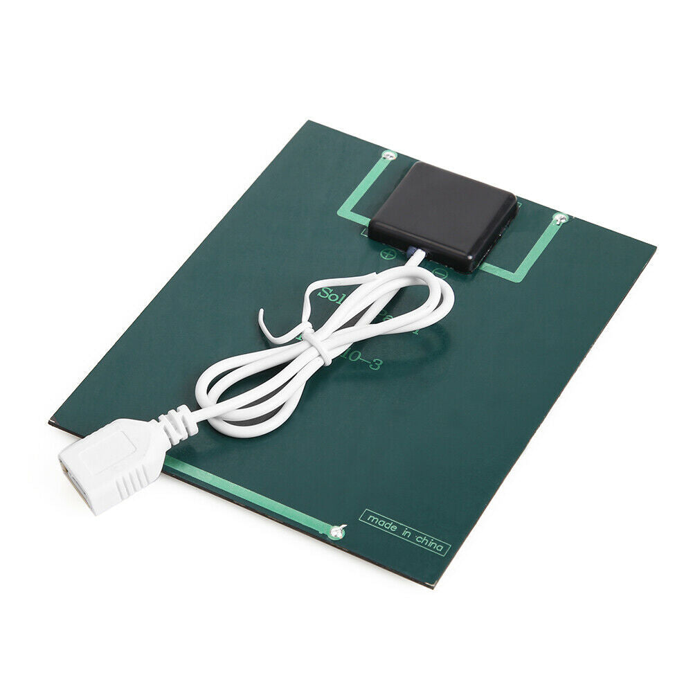 2W 6V USB Output Solar Battery Charger + AA Rechargeable Battery Charger @