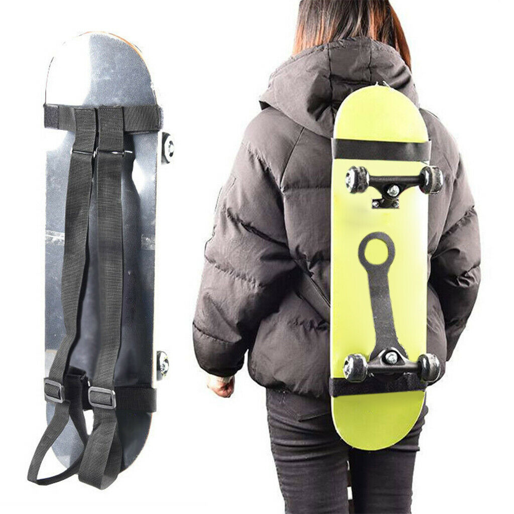 Pro Skateboard Shoulder Carrier Longboard Strap Deck Holder Adjustable Belts
