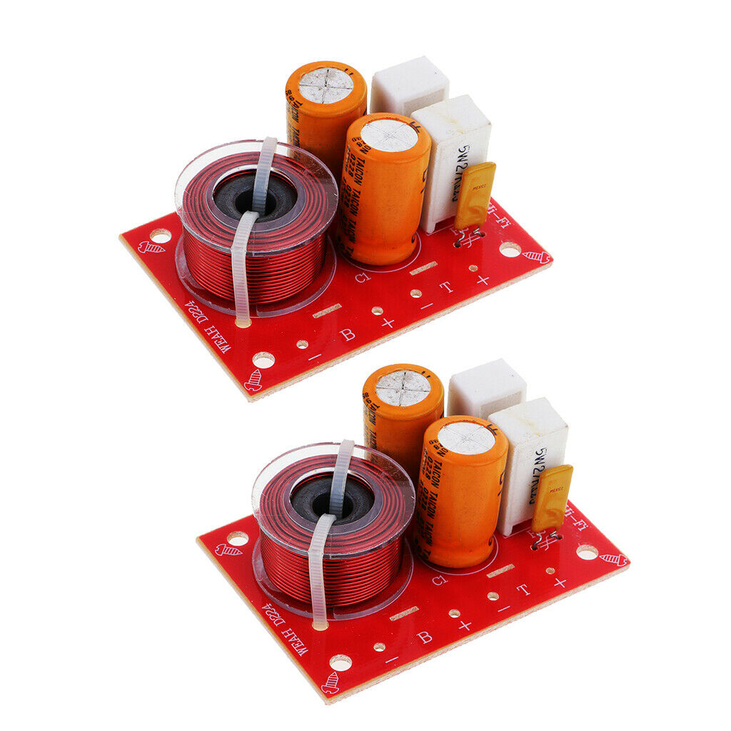 2Pack D224 80W Frequency Distributor for Home Speakers and Car Speakers DIY