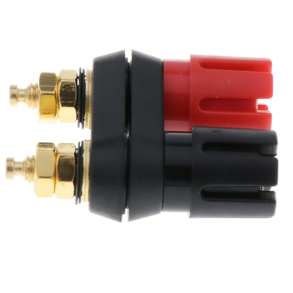 Terminal Binding Post Power Amplifier Dual 2-way Banana Plug Jack