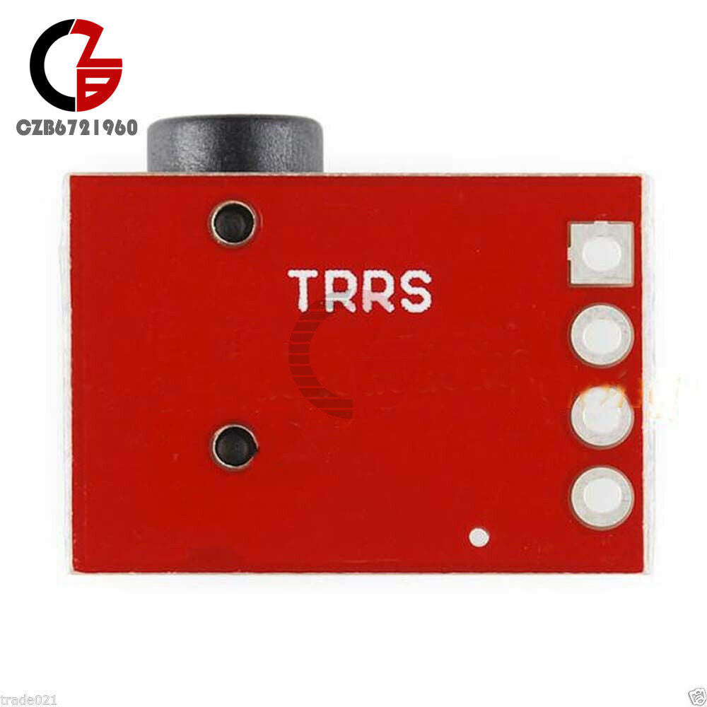 5PCS TRRS 3.5mm Audio Jack Connector Breakout Board 3 Conductors For Phone MP3