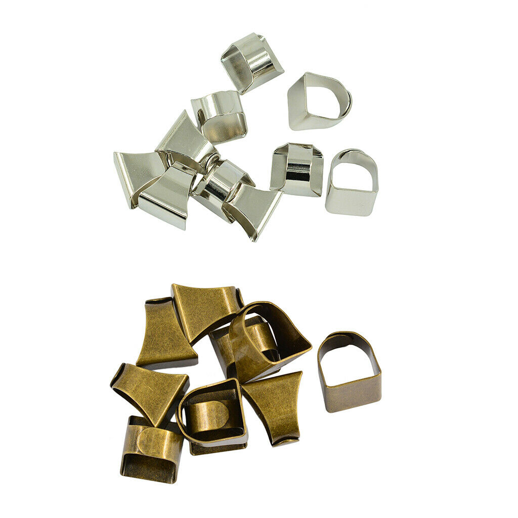 - 20 Pieces White Adjustable Rings, Base Pad for Cabochon Settings 20x19mm