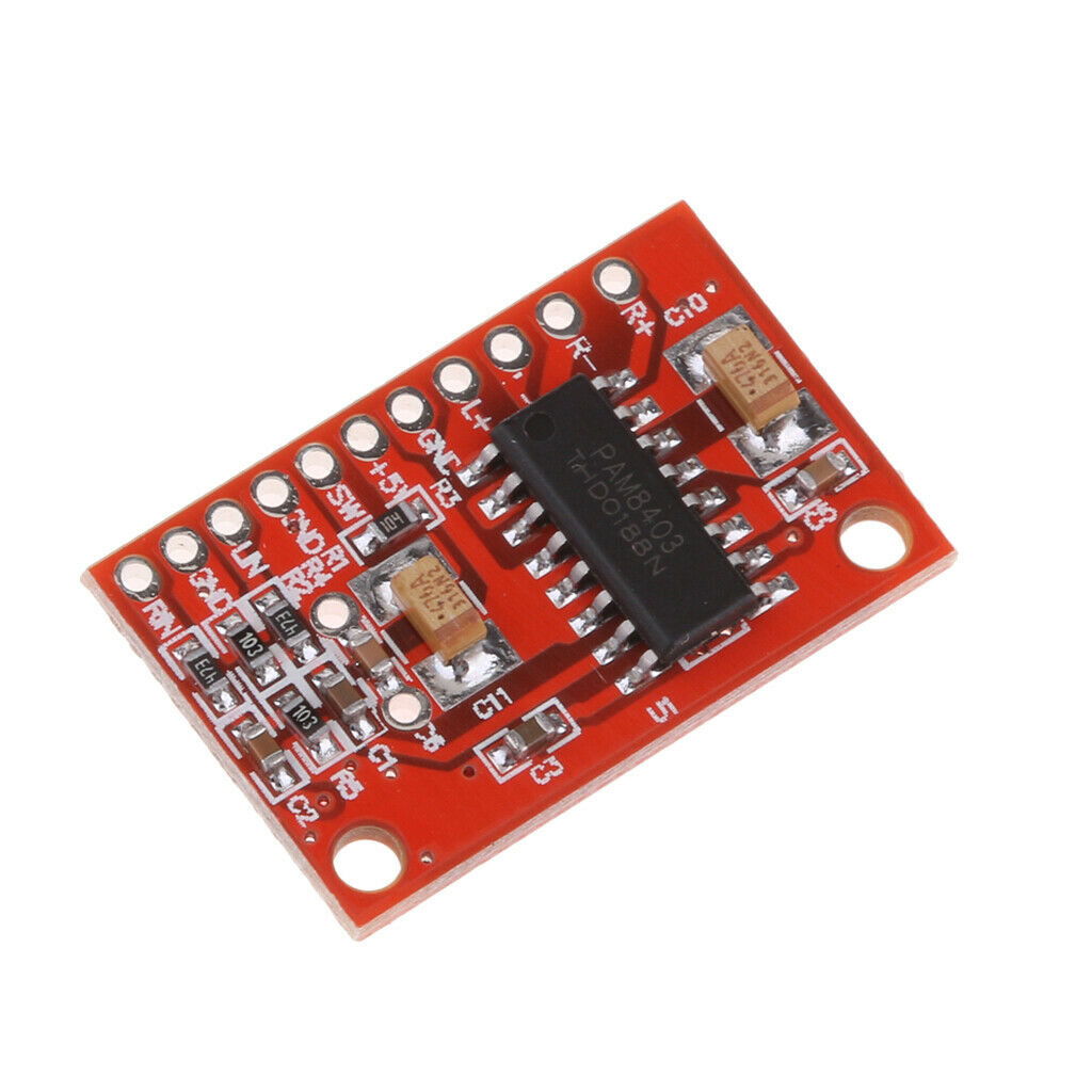 PAM8403 Mini 2x3W Digital Amplifier power Audio Board USB 5V Powered New Red