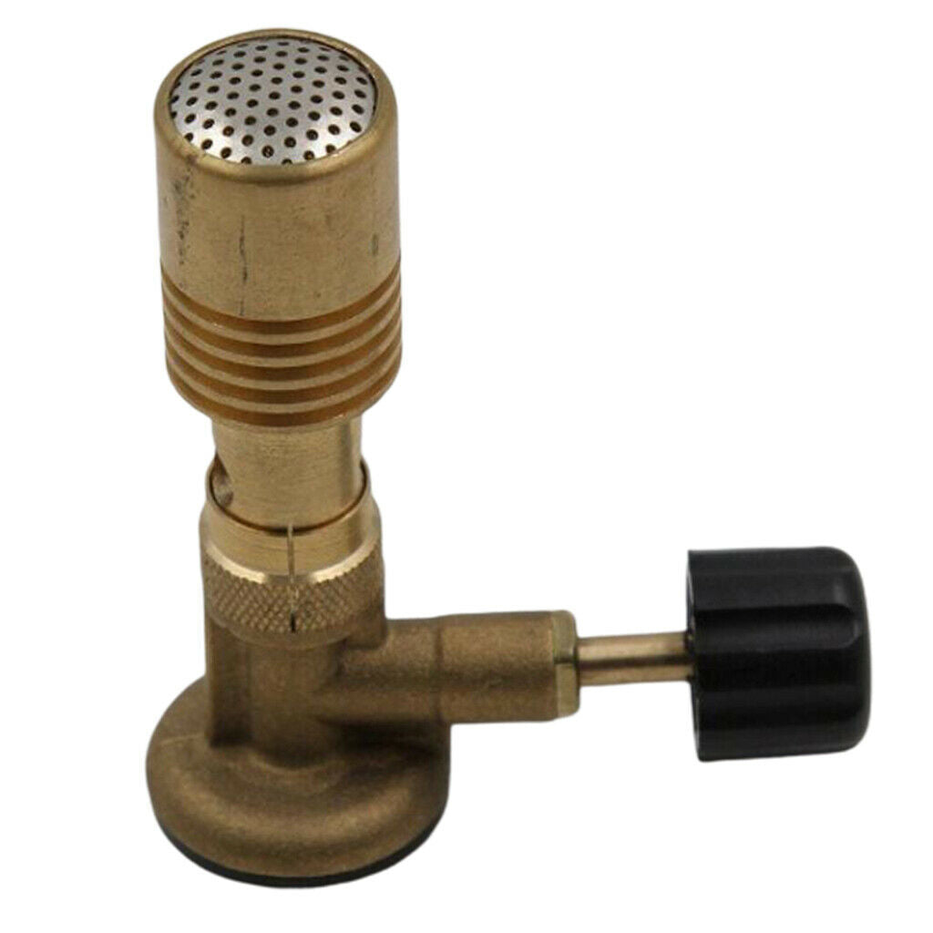 Portable Brass Propane Gas Burner for Camping Dentist School Lab