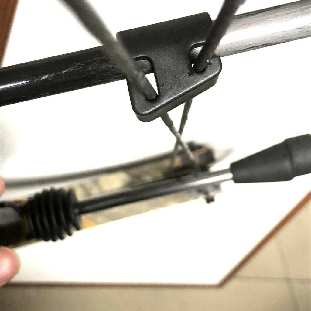 Plastic Archery Cable Slide Compound Bow String Separator Splitter Outdoors