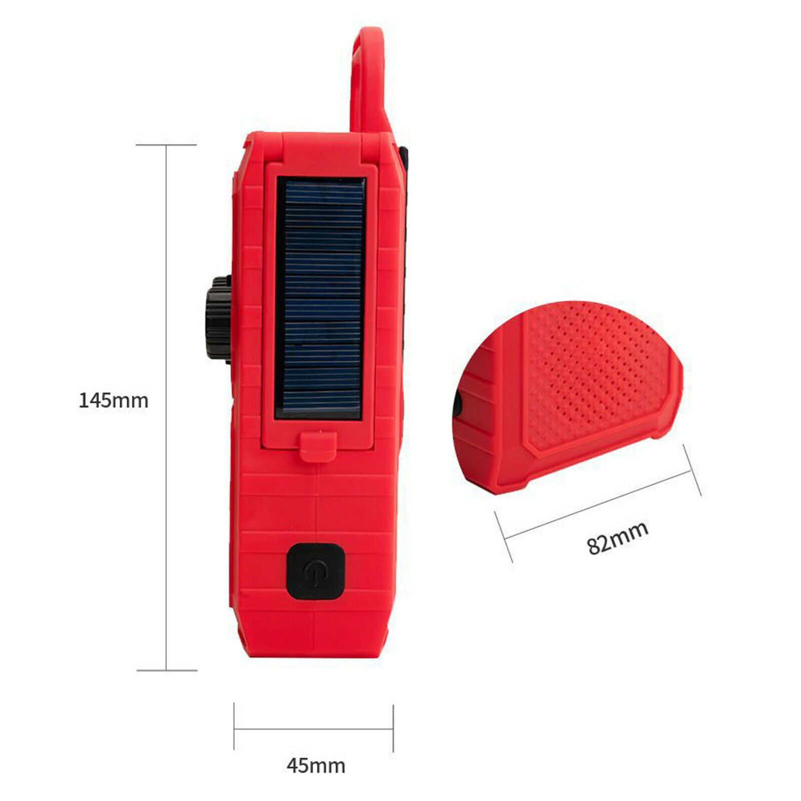 Emergency Solar Hand Crank Dynamo AM/FM/WB/NOAA Weather Radio Charger SOS