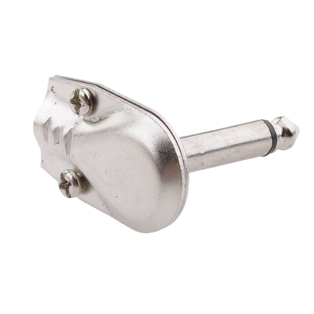 6.35mm 1/4" Right Angle Male Mono Plug Guitar Audio Connector 10pcs