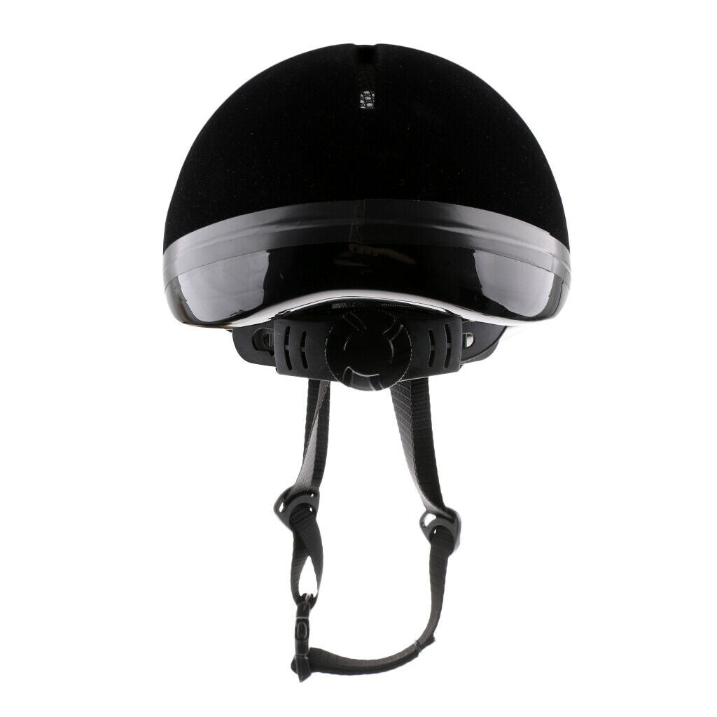 Children Riding Helmet Velvet Equestrian Rider Safety Head Hat 48 54cm