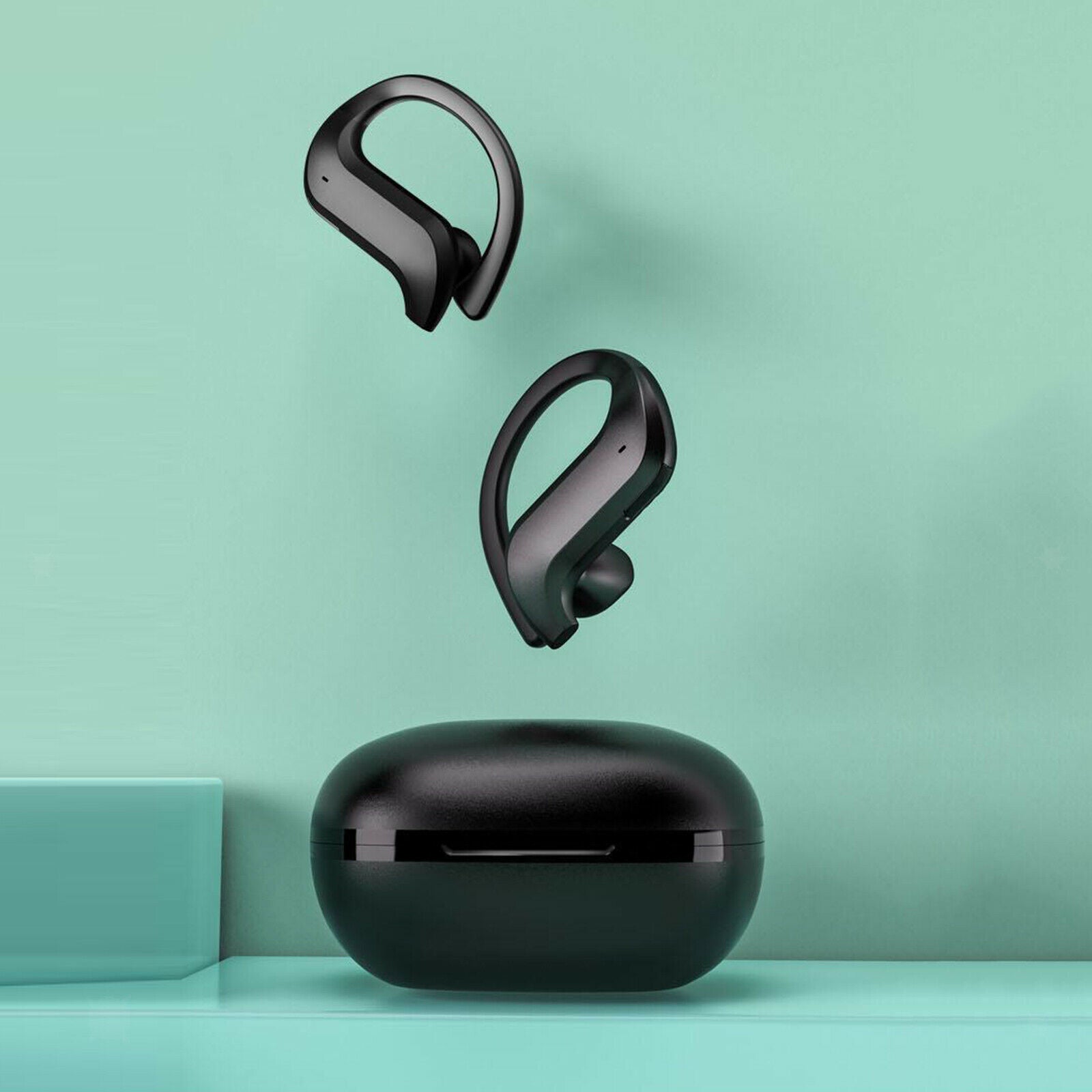Waterproof Wireless Earphones 9D HiFi Stereo Bass Ear Hook