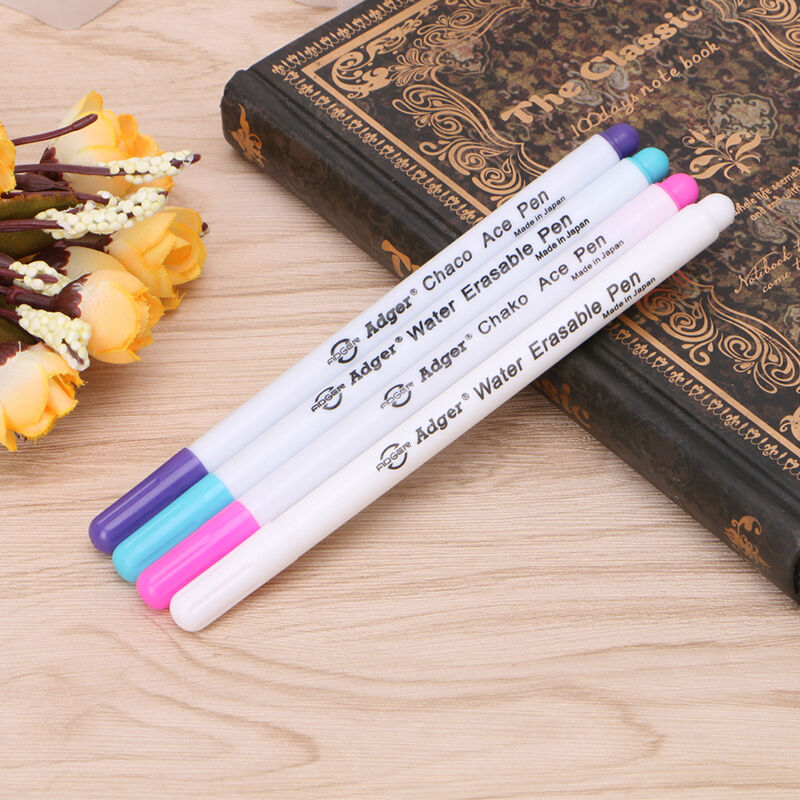 4pcs Water Erasable Ink Marking Pen Tailor Fabric Dress Quilting Marker