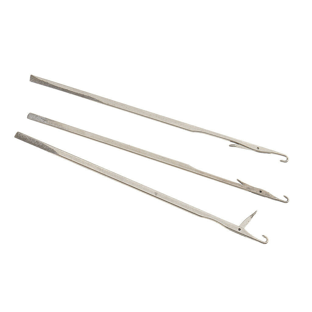 1 Set 2-in-1 Hook Pulling Needles Threader for Micro Beads Crafts Tools
