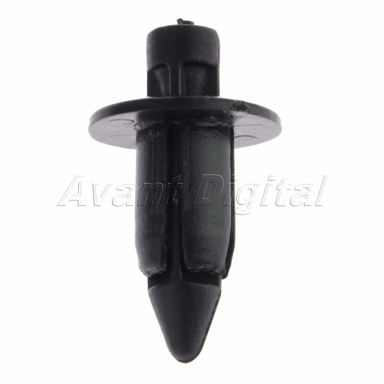 100 X Black 4mm Motorcycle fairing panel clips plastic screw For Suzuki roadster