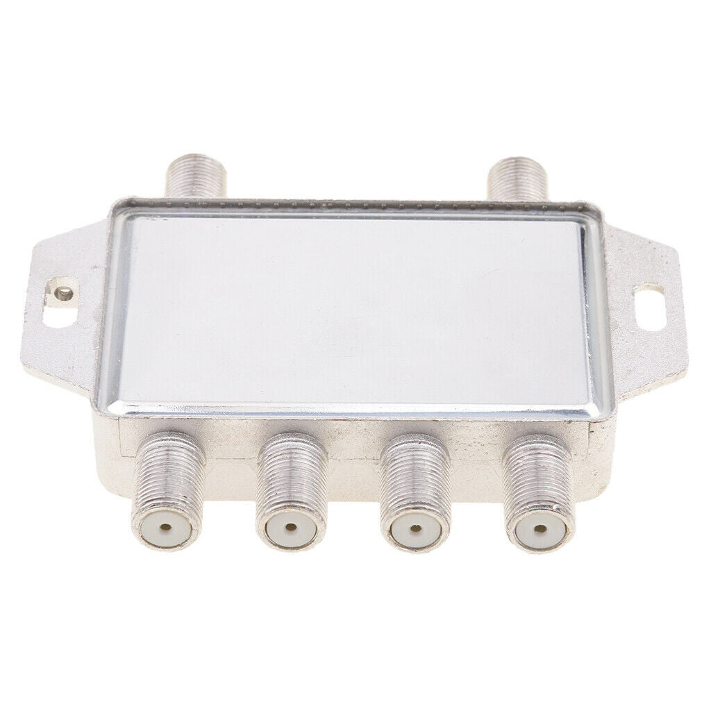 Alloy 2x4 Way LNB Voltage Selected   Satellite Multi Switch 2 In 4 Out